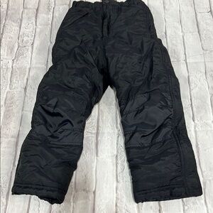 Black Kids Snow Pants